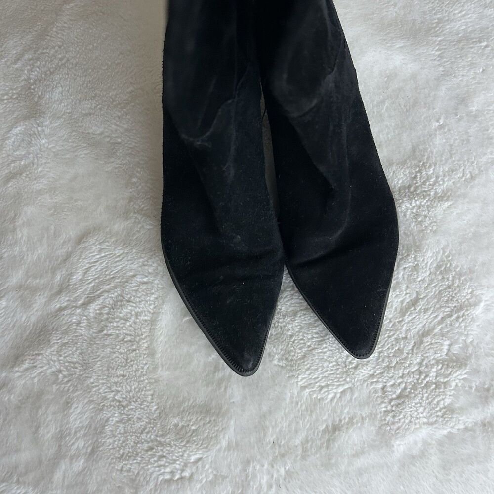 Sam Edelman Womens Tall Knee-High Boots Shoes Sz.8 Black Suede - Picture 8 of 10